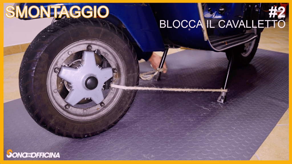 COME BLOCCARE IL CAVALLETTO DELLA VESPA